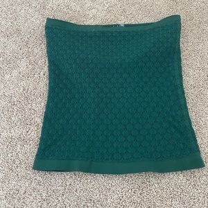 Free People - Emerald Green Strapless Top